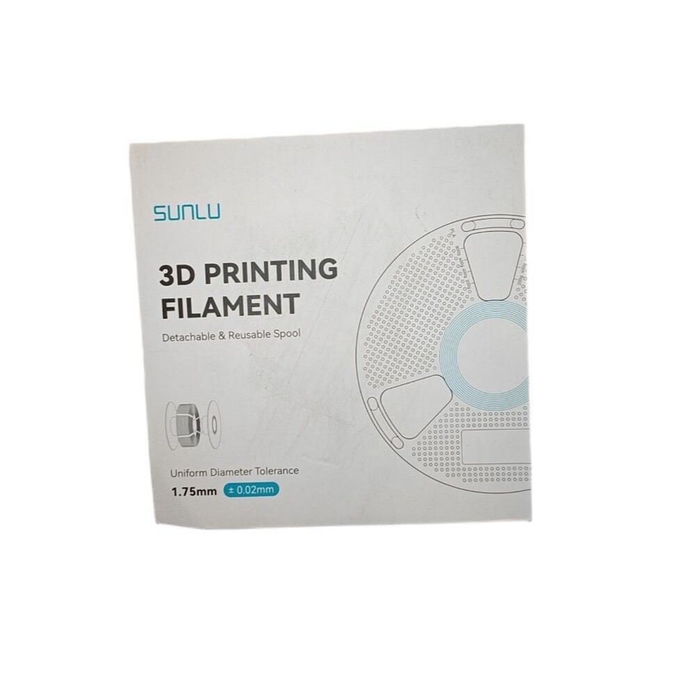 SUNLU Silk Dual Color PLA Plus 3D Printer Filament Red Gold 1.75mm 1KG Spool